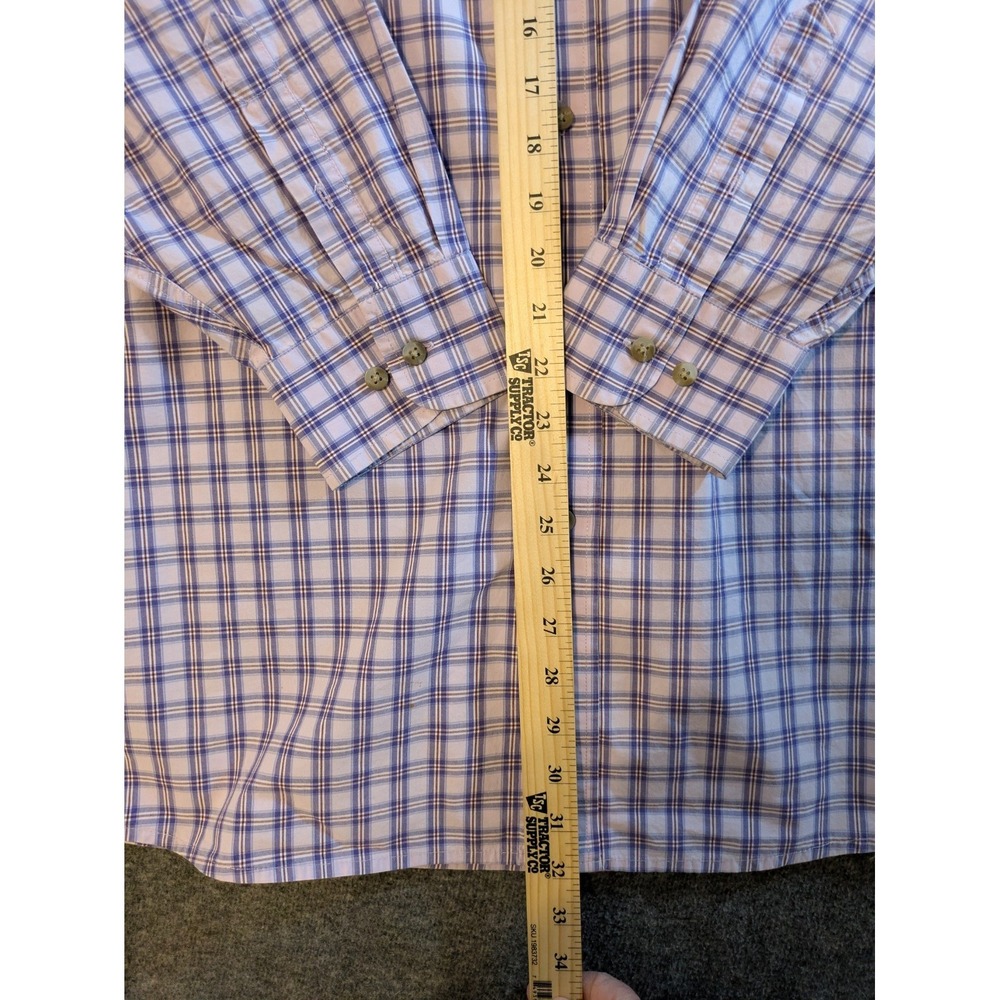 Wrangler‎ Shirts Men 3XL George Strait Cowboy Cut Plaid Button Down Lot of 2 - Picture 12 of 16